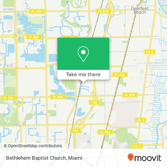 Mapa de Bethlehem Baptist Church