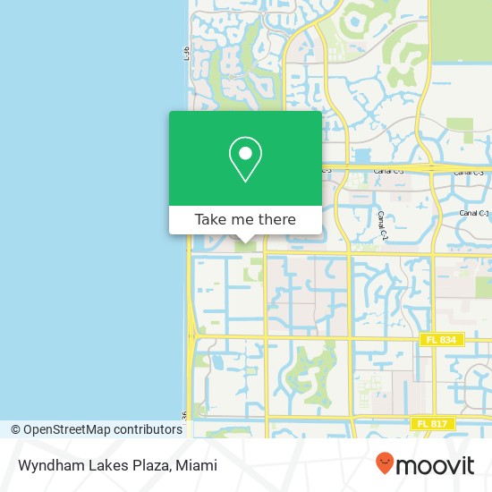 Mapa de Wyndham Lakes Plaza
