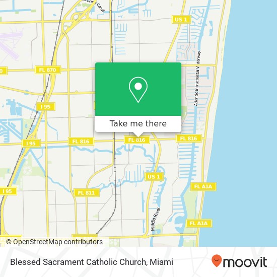 Mapa de Blessed Sacrament Catholic Church