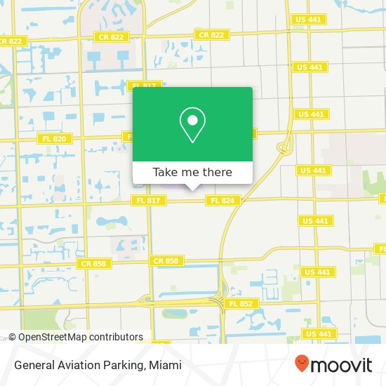 Mapa de General Aviation Parking