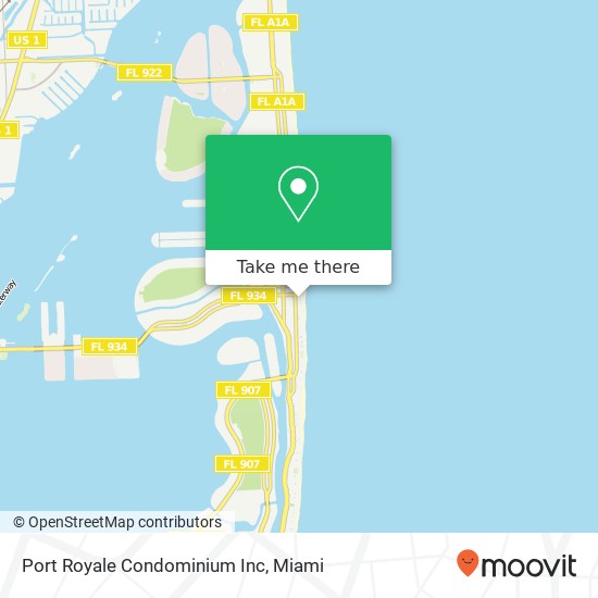 Port Royale Condominium Inc map