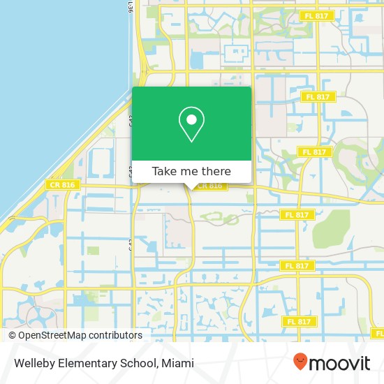 Welleby Elementary School map