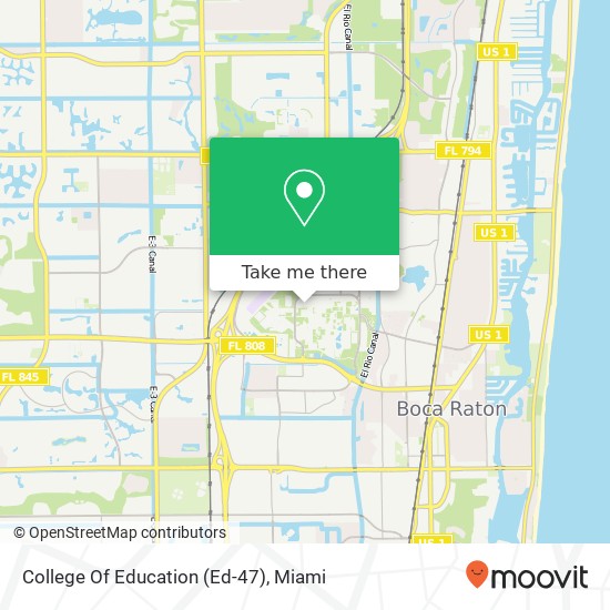 College Of Education (Ed-47) map
