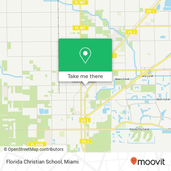 Florida Christian School map