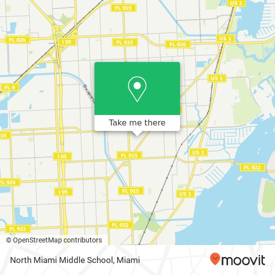 Mapa de North Miami Middle School