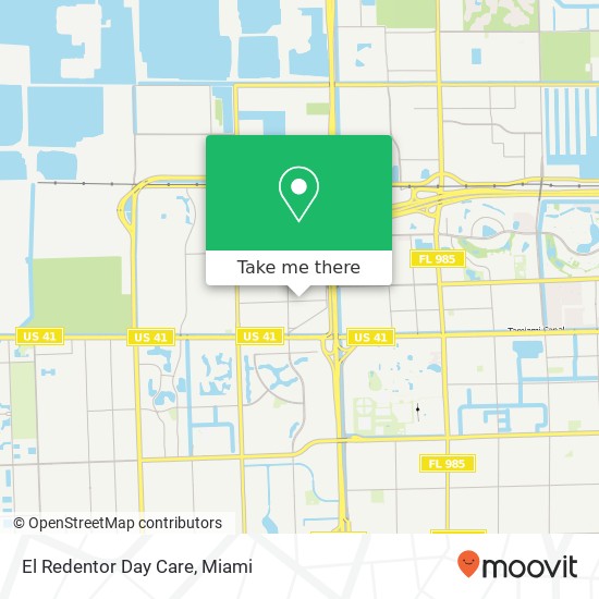 El Redentor Day Care map