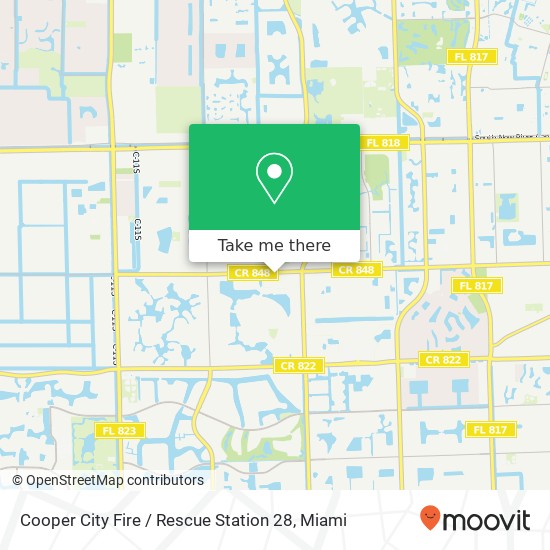 Cooper City Fire / Rescue Station 28 map