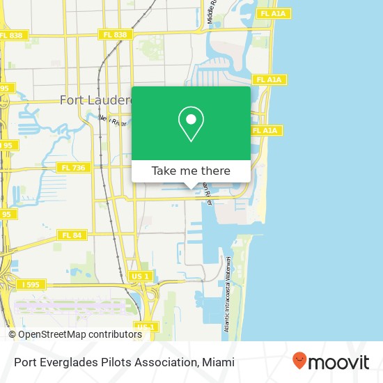Mapa de Port Everglades Pilots Association