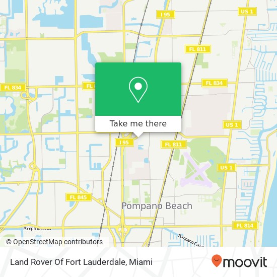 Mapa de Land Rover Of Fort Lauderdale