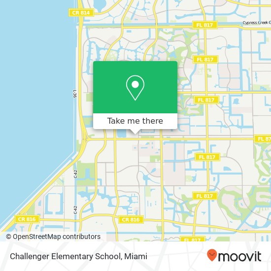 Challenger Elementary School map