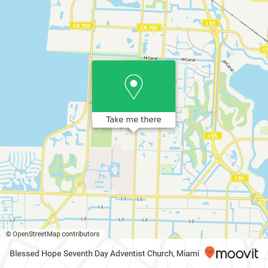 Blessed Hope Seventh Day Adventist Church map