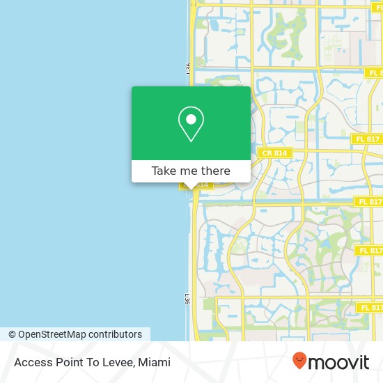 Access Point To Levee map