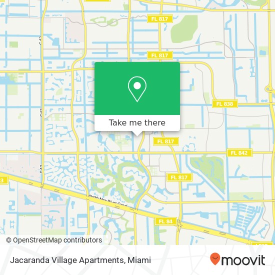 Jacaranda Village Apartments map