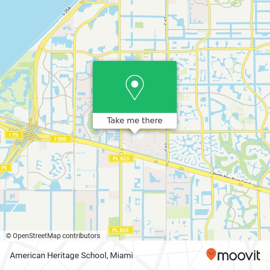 Mapa de American Heritage School