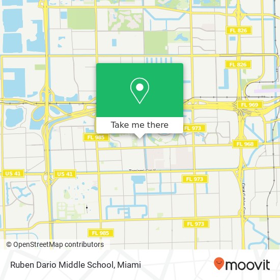 Ruben Dario Middle School map