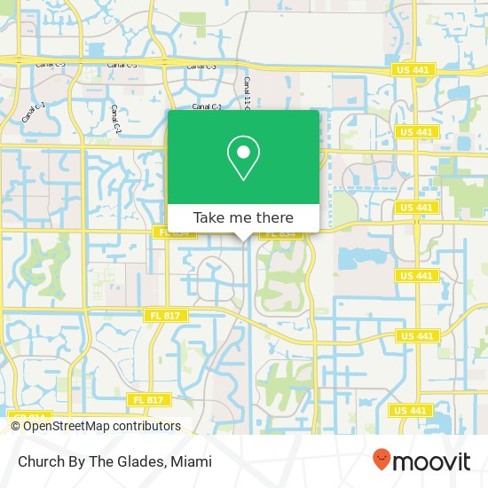 Church By The Glades map