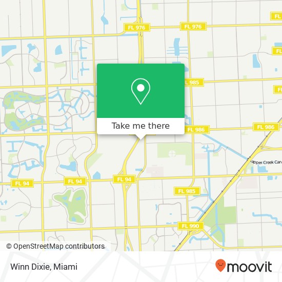 Winn Dixie map