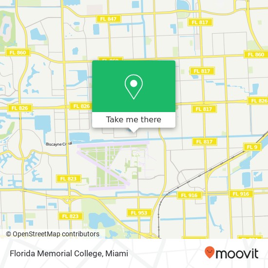 Florida Memorial College map