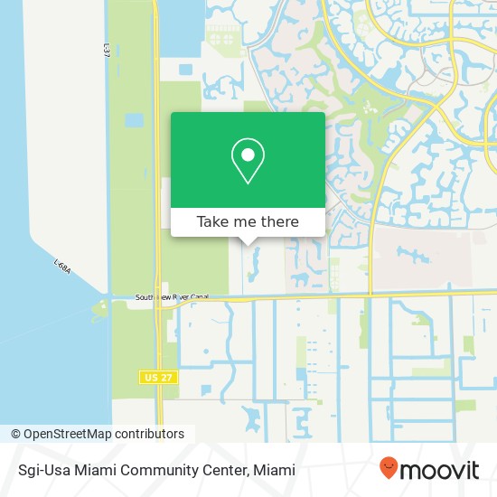 Mapa de Sgi-Usa Miami Community Center