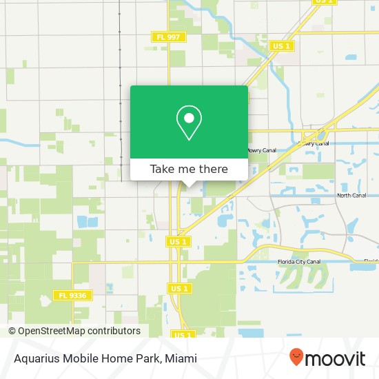 Aquarius Mobile Home Park map