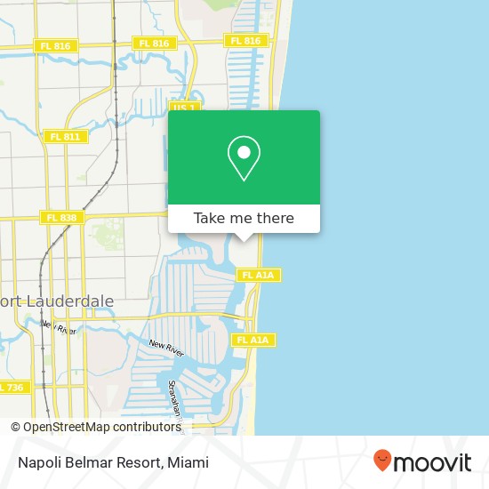 Mapa de Napoli Belmar Resort