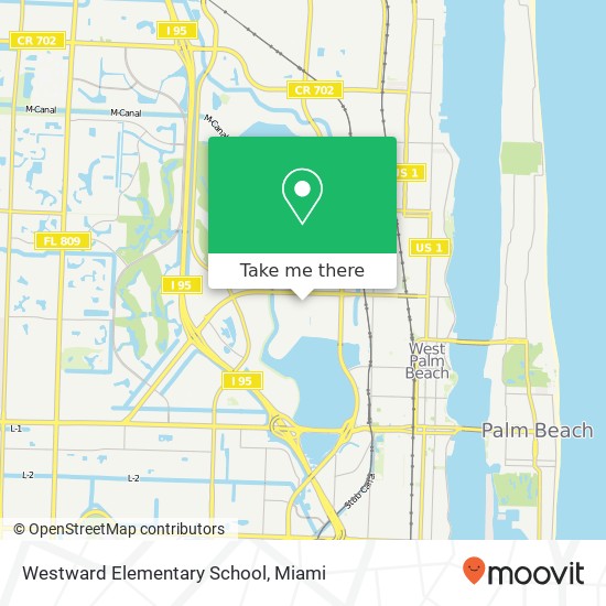 Mapa de Westward Elementary School