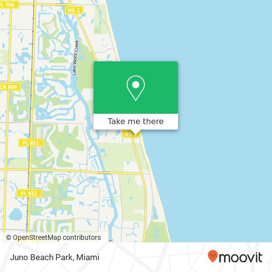 Juno Beach Park map