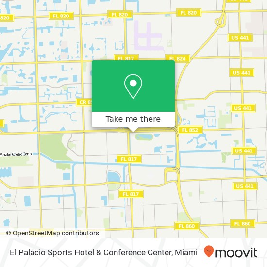 El Palacio Sports Hotel & Conference Center map