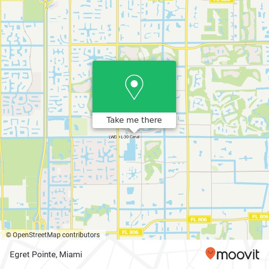 Egret Pointe map