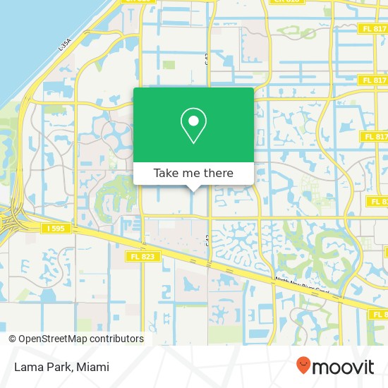 Lama Park map