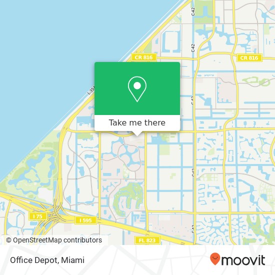 Office Depot map