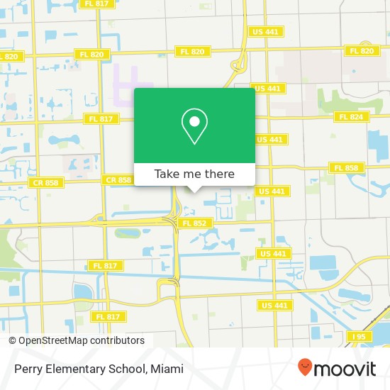 Perry Elementary School map