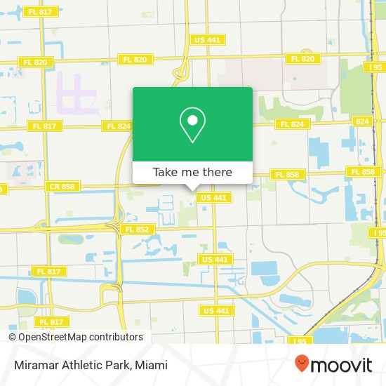 Miramar Athletic Park map