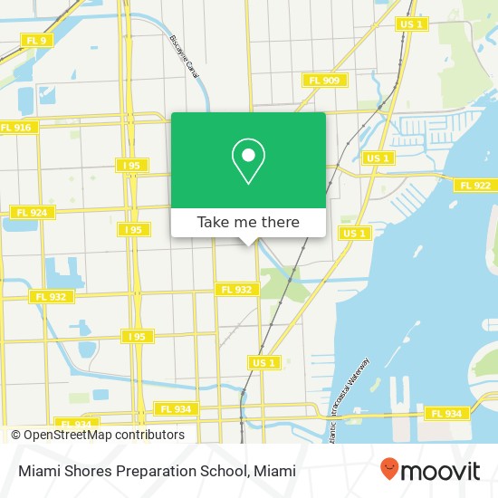 Miami Shores Preparation School map