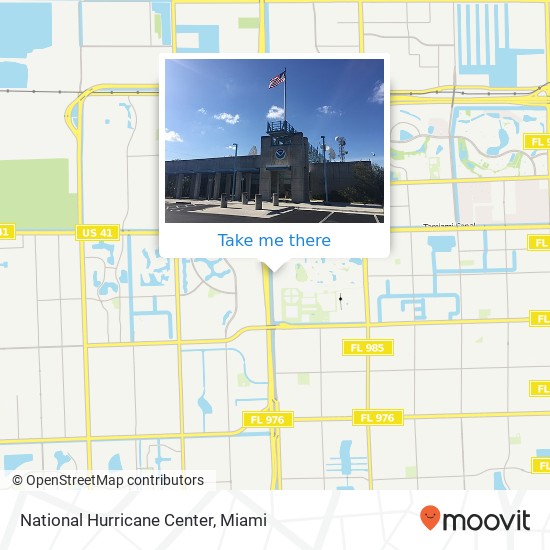 National Hurricane Center map