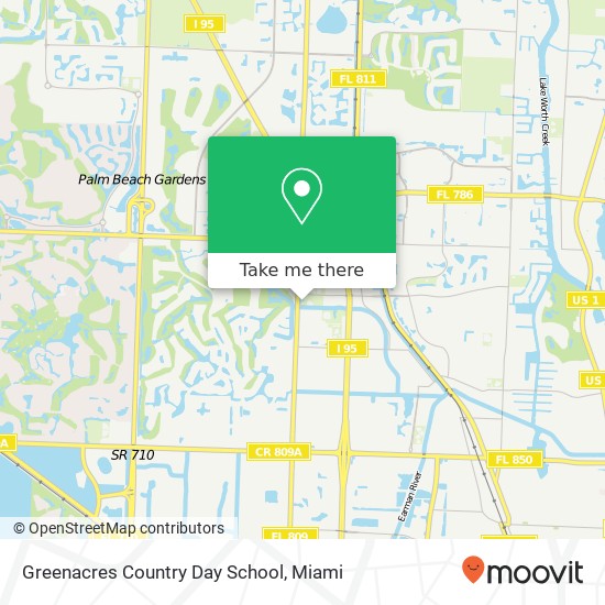 Greenacres Country Day School map
