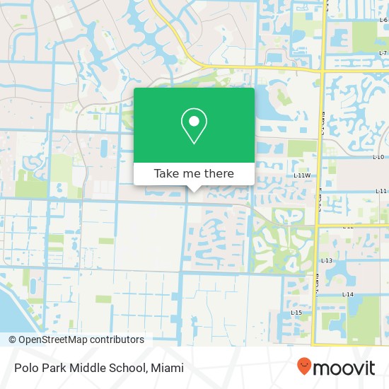 Mapa de Polo Park Middle School