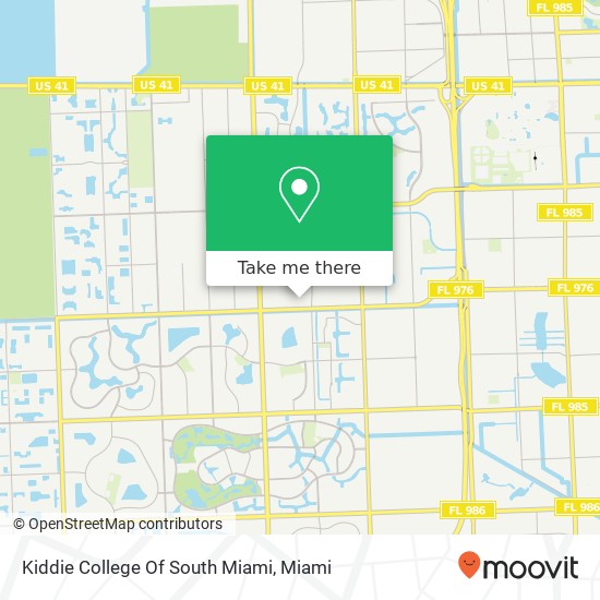 Mapa de Kiddie College Of South Miami