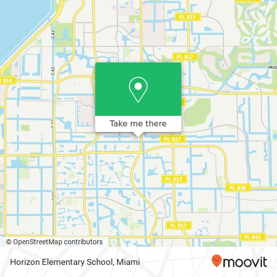 Mapa de Horizon Elementary School