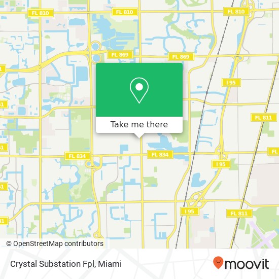 Crystal Substation Fpl map