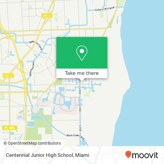 Mapa de Centennial Junior High School