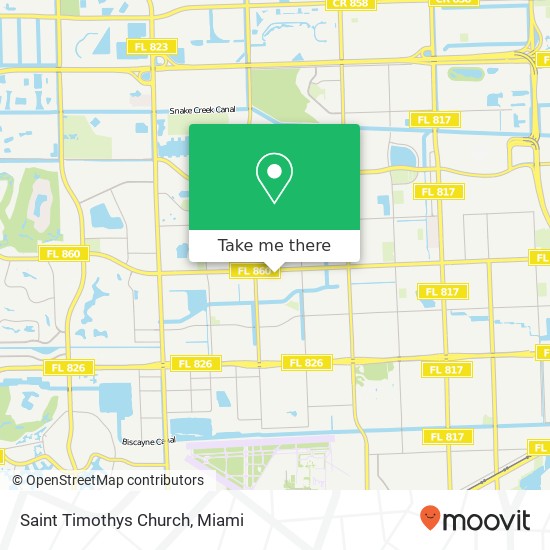 Saint Timothys Church map