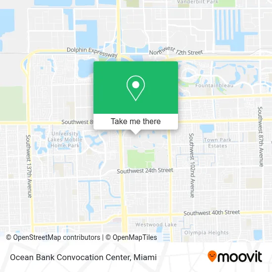 Ocean Bank Convocation Center map