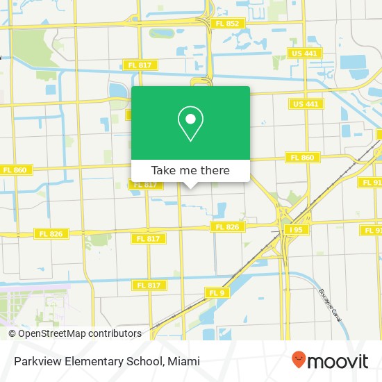 Parkview Elementary School map