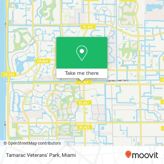 Mapa de Tamarac Veterans' Park