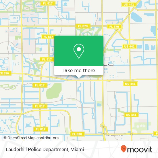 Mapa de Lauderhill Police Department