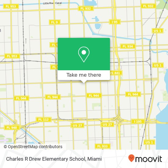 Mapa de Charles R Drew Elementary School