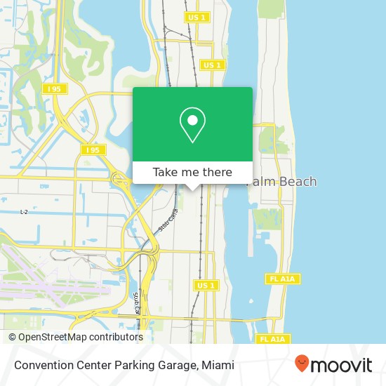 Convention Center Parking Garage map