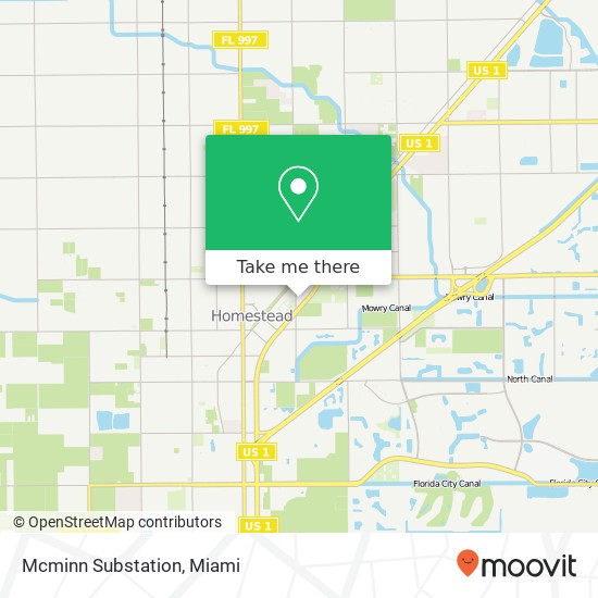 Mapa de Mcminn Substation