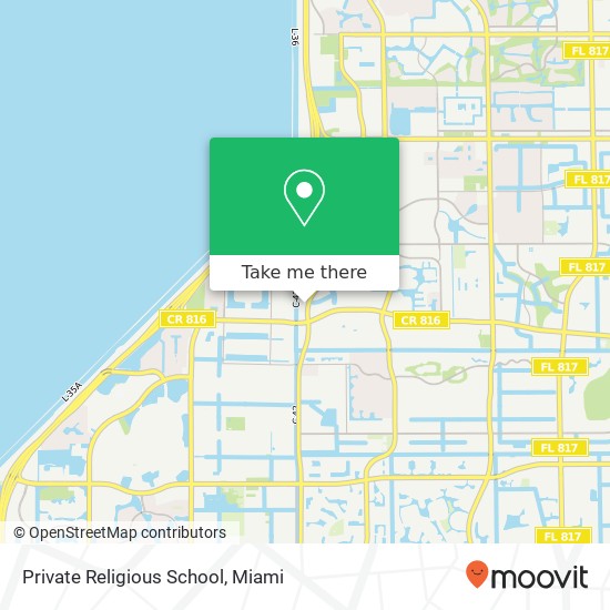 Private Religious School map